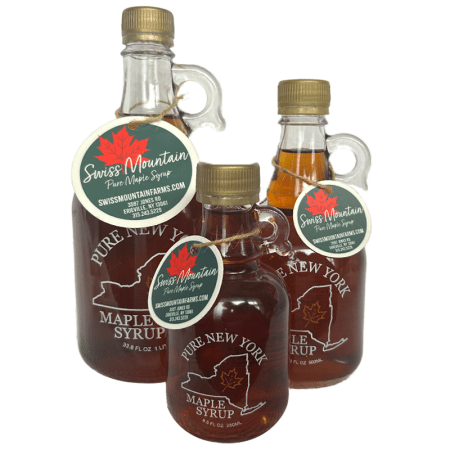 Maple Syrup in Glass Jugs